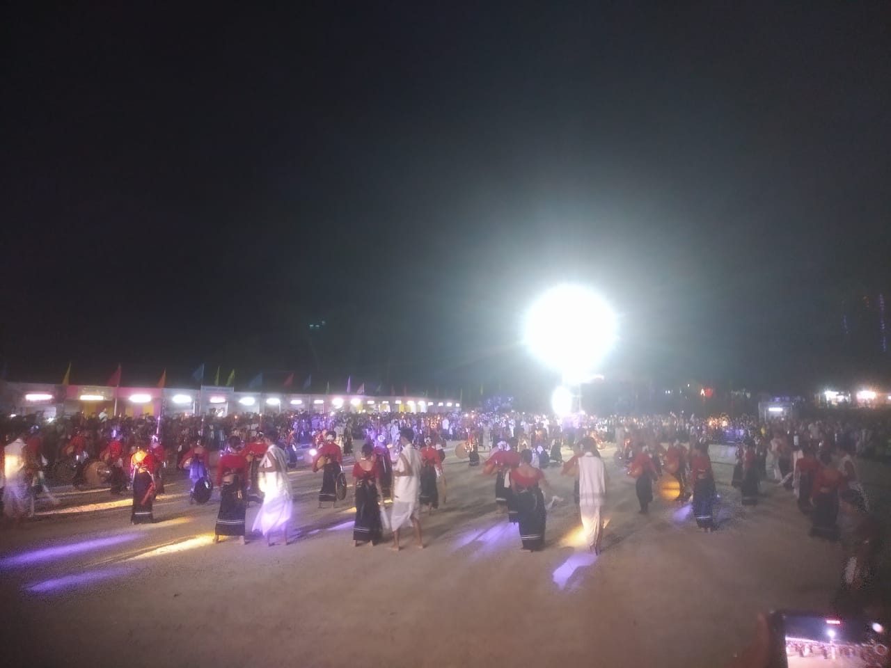 Vibrant Traditions: Youth from the Bru community perform traditional dance during the opening night of the 34th Hojagiri Festival in Kanchanpur.
