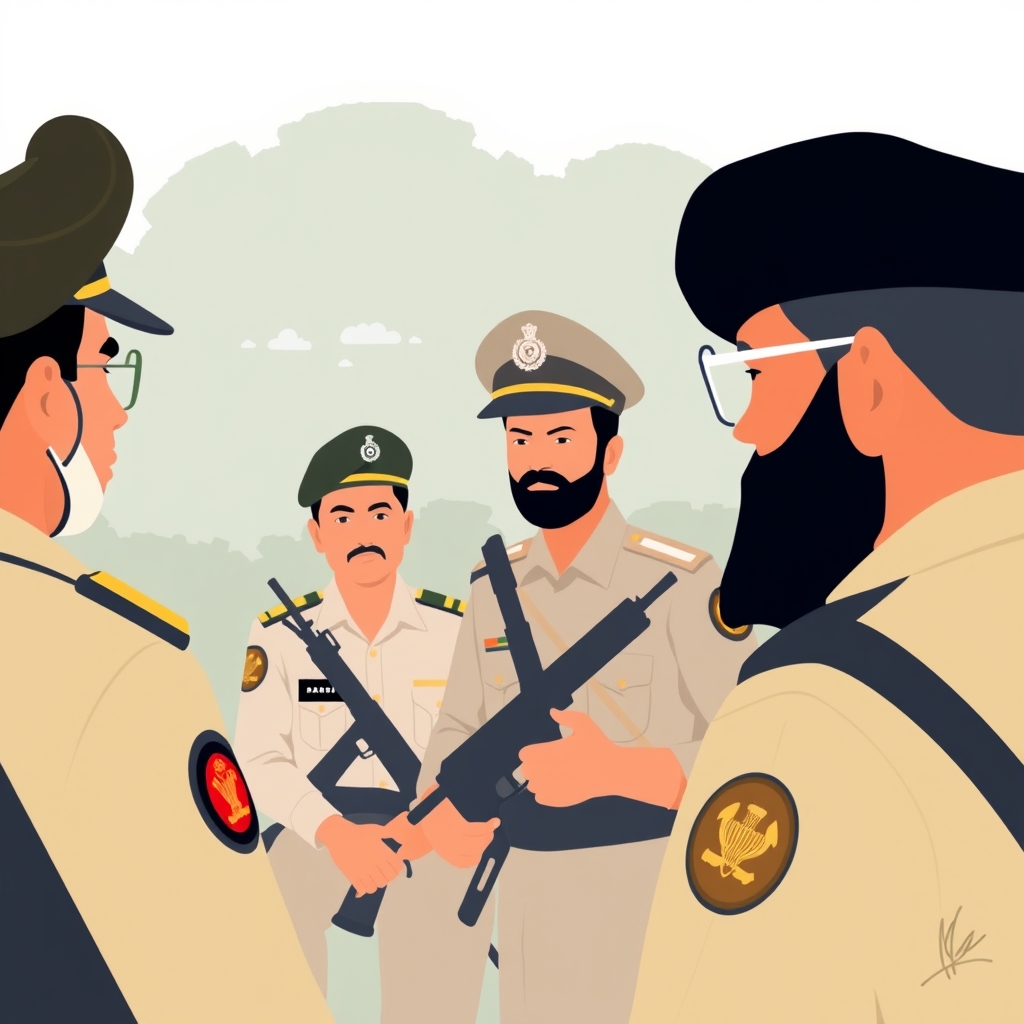 Senior Security Chiefs Review Law and Order Situation in Manipur