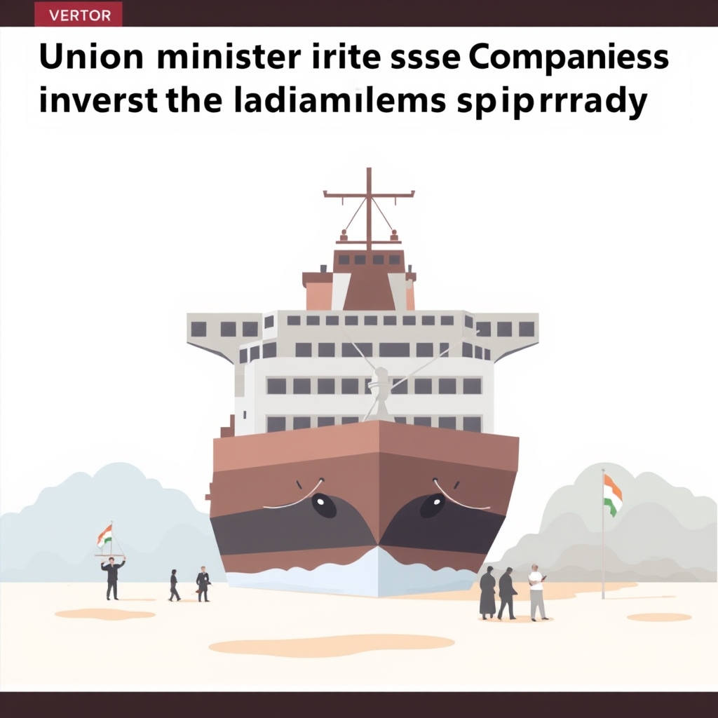 Union Minister Invites Korean Companies to Invest in Indian Shipyards
