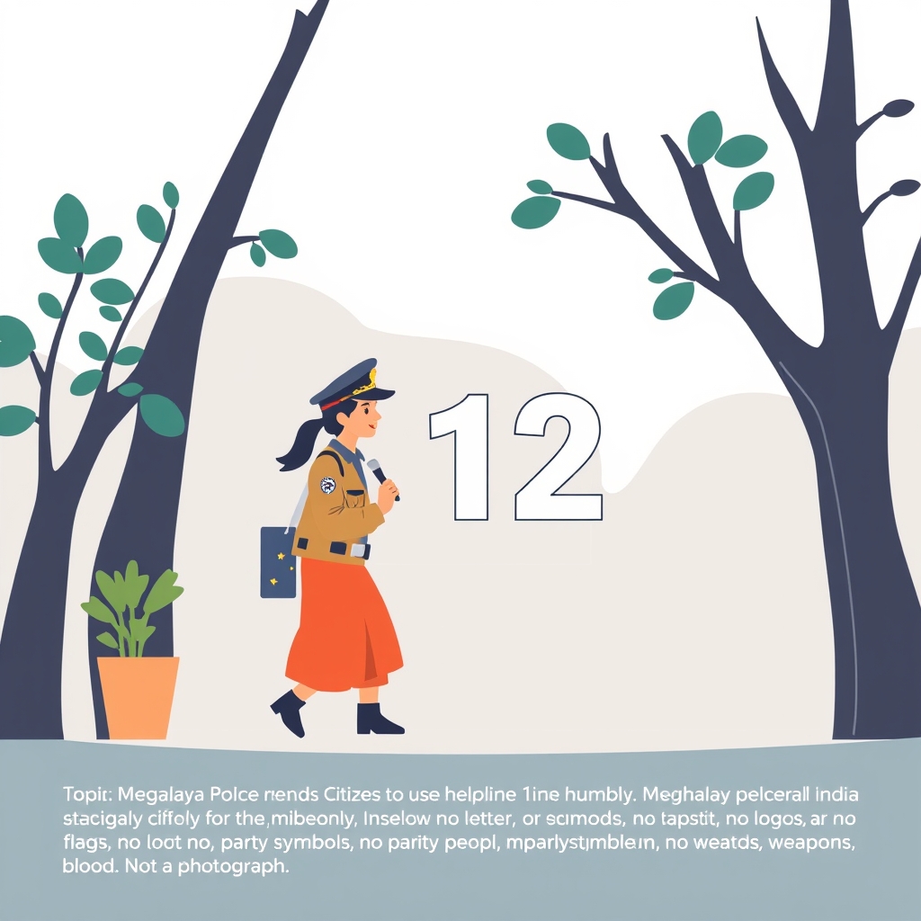 Meghalaya Police Reminds Citizens to Use Helpline Number 112