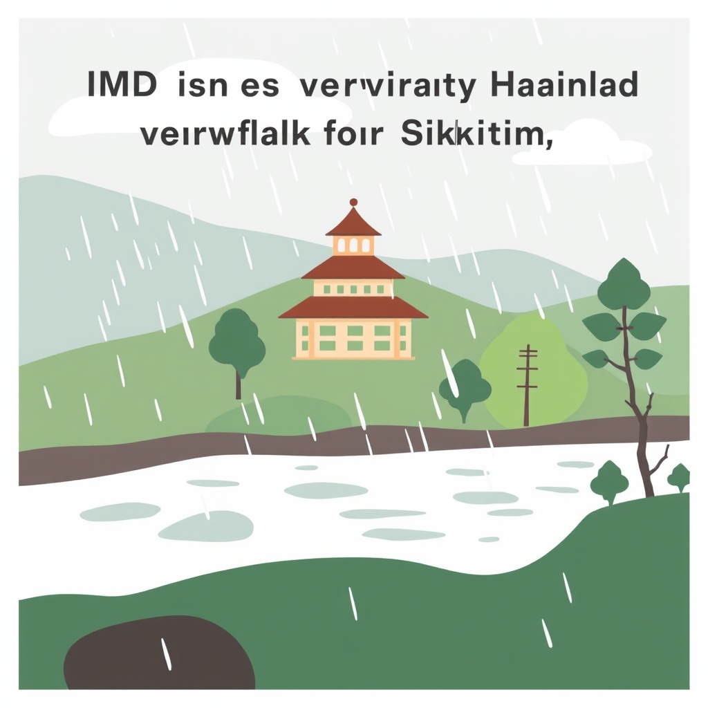 IMD Issues Very Heavy Rainfall Warning for Sikkim